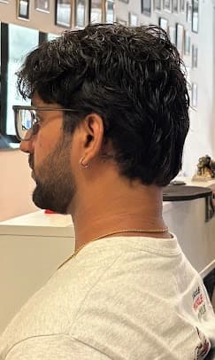 Low Fade with Line Up